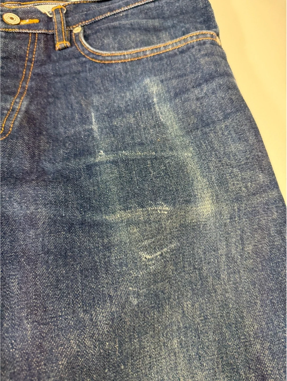 Gustin Selvedge Jeans Mens 32x30 Straight Dark Wash Made in USA Denim